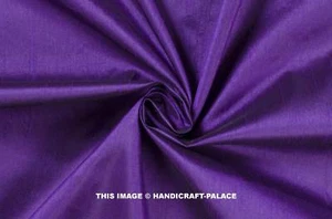Plain Dupioni Silk Lining Fabric 100% Faux Silk Material Dress Lining By Yard - Picture 1 of 31