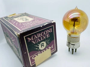 1 RARO NOS Marconi Osram BBC Tipo R TM E Probado Vintage Audio Triodo Tubo de Vacío - Imagen 1 de 15