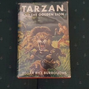 Tarzan and the Golden Lion, Grossett & Dunlap, Mar 1923, Edgar Rice Burroughs - Bild 1 von 1