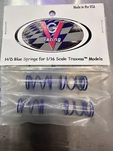 Traxxas® 1/16 Scale Heavy Duty Progressive Springs Blue E-Revo® VG Racing - Picture 1 of 1