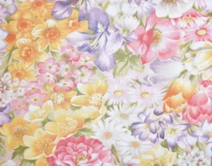 Floral VALANCE Curtain Flowers Window Treatment 42x14 Living Room Bedroom - Picture 1 of 1
