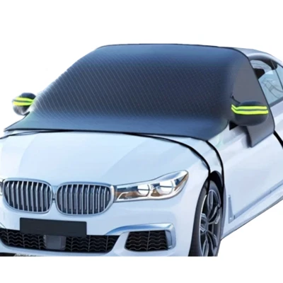 Car Snow Cover Sunshade Front Windshield Winter Anti-ice Frost Guard Protector - Image 1 of 4