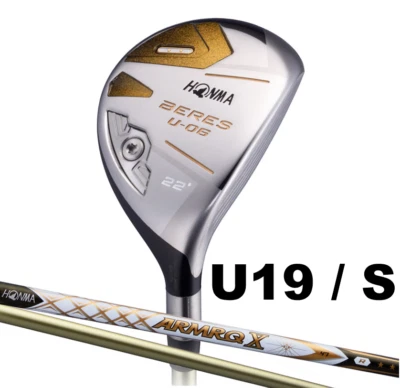 HONMA BERES U-06 HYBRID U19 S-FLEX ARMRQ X 47 2 Star GRAPHITE SHAFT w/HC RESCUE - Image 1 of 4