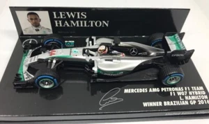 MINICHAMPS 1/43 Mercedes AMG Petronas W07 L. Hamilton Brazil GP 2016 417160644 - Picture 1 of 3