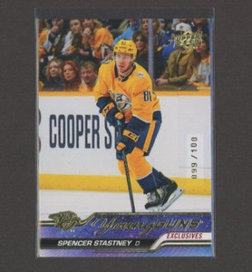 2023-24 Upper Deck Young Guns Exclusives #238 Spencer Stastney 099/100