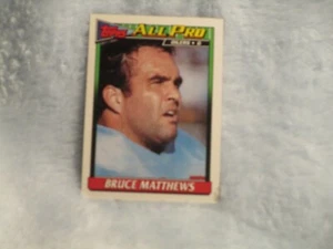 Bruce Matthews, Houston Oilers, Topps #238 - Picture 1 of 2