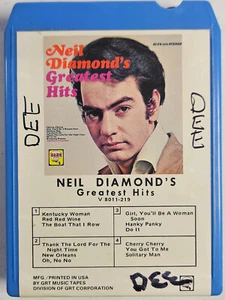 NEIL DIAMOND Greatest Hits 8 Track - Tested - Picture 1 of 1