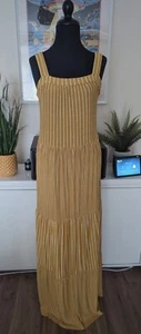 Women's Next maxi dress mustard colour UK size 10 Colourful Summer - Picture 1 of 7