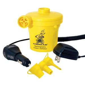 AIRHEAD Kwik Tek Rechargeable 12V Air Pump for ALL Tubes Towables Multi-Tip NEW - Picture 1 of 1