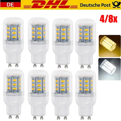 4/8 Stück GU10 LED Birnen Mais Licht Glühbirne Leuchtmittel 5W-12W Warm/Kaltweiß - Bild 1 von 4