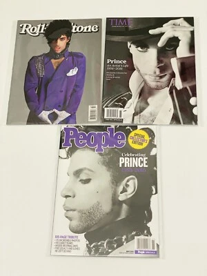 PRINCE Magazine Lot - Time - Rolling Stone - People tributes - Image 1 of 4