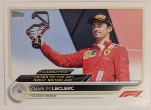 2022 Topps Formula 1 Chrome Base 182 Charles Leclerc - Scuderia Ferrari - Picture 1 of 1