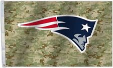 New England Patriots NFL 3'x5' Premium Grommet Team Camo Flag Football Banner 