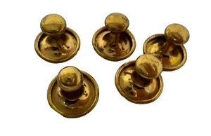 SET OF 5 Vintage Tuxedo Studs Formal Wear Shirt Buttons Man Wedding Jewelry KING - Picture 1 of 6