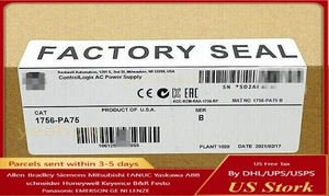 Allen-Bradley 1756-PA75 SER B PLC ControlLogix AC Power Supply AB 1756PA75 New - Picture 1 of 1