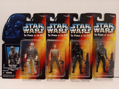 LOTE STAR WARS POWER OF THE FORCE 1995 - JUEGO DE 4 FIGURAS - TODO NUEVO PRECINTADO COMO NUEVO Foto 1 de 4