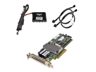 IBM M5210 RAID Controller 2x SAS 12Gb 4GB Cache 46C9111 SAS Cable Battery LP - Bild 1 von 4