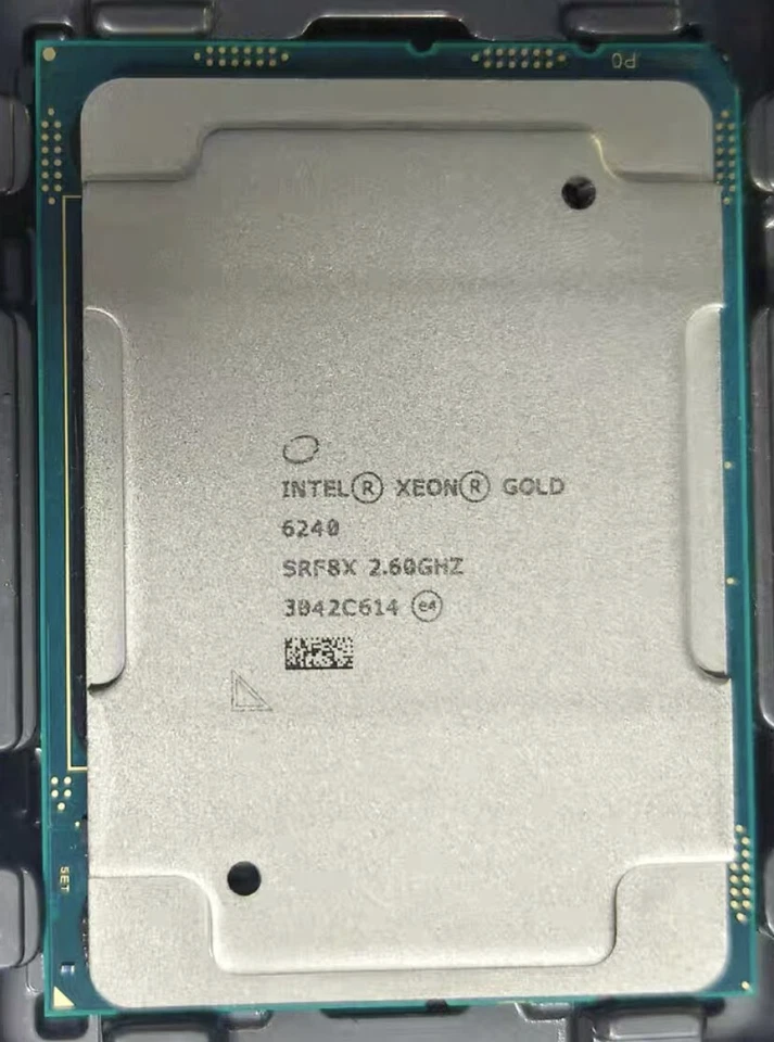 INREL XEON GOLD 6240 CPU 36-THREADS 18-CORES 2.60/3.9GHZ LGA3647 SERVER - Image 1 of 1