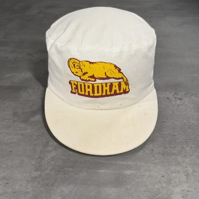 De colección Años 80 Fordham Rams Snapback Sombrero Blanco Campeón YoungAn Pintor Gorra Thrash Foto 1 de 4