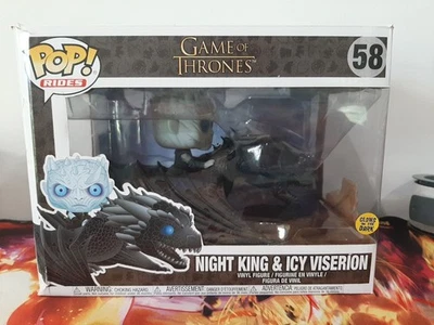 Figura Vinilo Pop - Paseos Pop - Juego de Tronos - Night King & Icy Viserion - #58 Foto 1 de 4