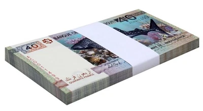 Djibouti 40 Francs, 2017, P-46a.2, UNC Commemorative X 100 PCS Bundle Pack - Image 1 of 2