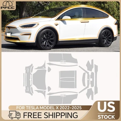 Matte PPF PreCut Full Car for 2022-2025 Tesla Model X TPU Paint Protection Film - Image 1 of 4