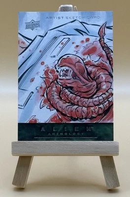 2016 Upper Deck Alien Anthology Sketch Card By Mitch Ballard - Image 1 of 2