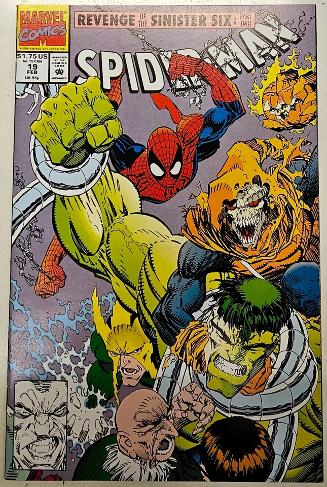 Spiderman 19 Marvel Comics Key Issue High Grade VF/NM Erik Larson Sinister Six Foto 1 de 1