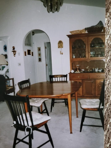 Vintage Hitchcock Solid  Drop Leaf Gate Leg Dining Table Cover