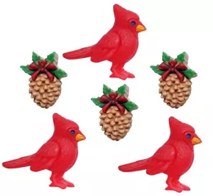 Cardinals Appear When Angels Are Near Holiday Embellishments, Craft DIY Shelly's - Picture 1 of 2