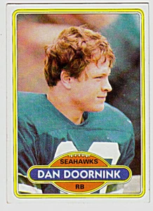 Tarjeta de fútbol americano 1980 Topps #257 Dan Doornink Seattle Seahawks - Imagen 1 de 1