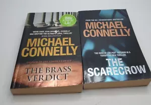 Michael Connelly- Bosh- x2 - The Brass Verdict & The Scarecrow Lge PB - Picture 1 of 19