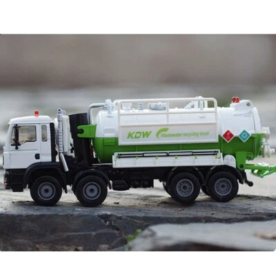 Hot 1:50 Sewage Recycling Truck Toy Diecast Toy Trucks Collection Kids - Image 1 of 4