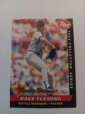 1993 Post Cereal Dave Fleming #1 Seattle Mariners - Image 1 of 2