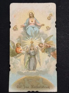 holy card chromolithography santino image pieuse "JESUS" - Picture 1 of 2