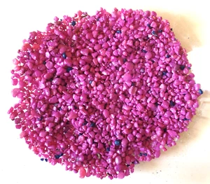 Vintage Small Group of Aquarium Purple Pebbles - Picture 1 of 4