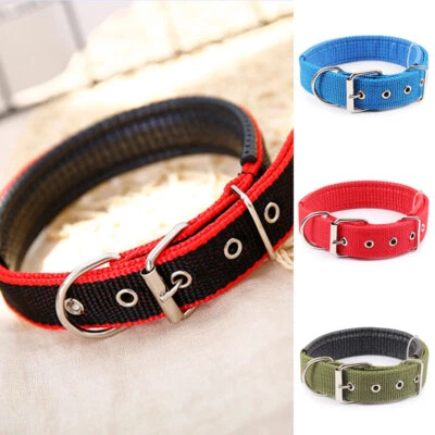 Collare cane grande nylon resistente tattico militare con fibbia in metallo USA - Immagine 1 di 4