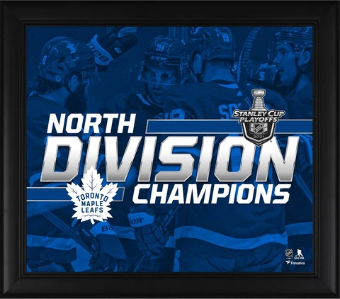 Toronto Maple Leafs Framed 15x17 2021 North Division Champs Collage Cover