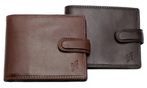 StarHide Wallets Men RFID Blocking Bifold Genuine VT Leather Wallet Purse 1212 - Picture 1 of 17