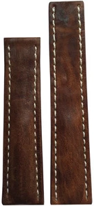 24x20 XL RIOS1931 for Panatime Aged Brn Vintage Watch Strap For Breitling Deply  - Picture 1 of 1