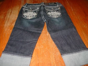 Girls Size 10 LA Idol Embellished Capri Jeans NWT - Picture 1 of 2