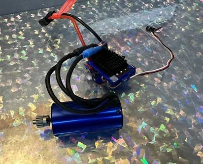 Traxxas Vxl-4s Velineon 540XL 2400kv Motor Brushless ESC Combo JATO Wide Maxx - Image 1 of 4