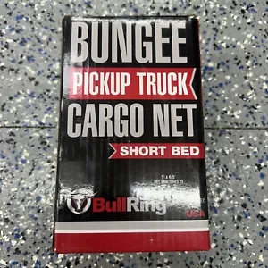 Bull Ring Bungee Pickup Truck Short Bed Cargo Net, Fits 5-6.5' Beds - Picture 1 of 2