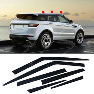 2012-19 For Land Rover Range Rover Evoque Black Window Vent Visor Sun Rain Guard - Foto 1 di 4