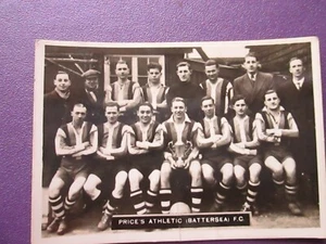 Price's Athletic Battersea FC - Ardath Tobacco Card - Issued in 1936 - Picture 1 of 2