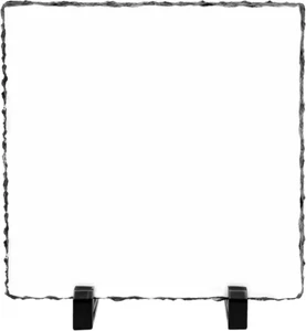 Sublimation Blank Slate Rock 7.8" X 7.8" Customized Memorial Frame with Display - Picture 1 of 7