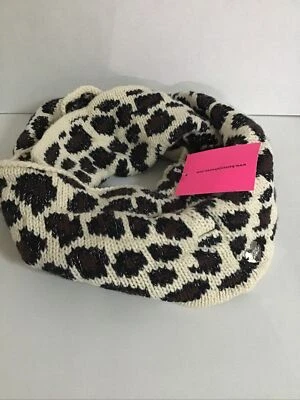 Betsy Johnson Leopard Animal Print Infinity Scarf NWT D6 - Image 1 of 4