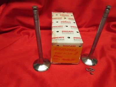 Ducati ST4 Monster S4 Intake Valves 33mm 2 Pcs New OEM 21020042A - Image 1 of 4