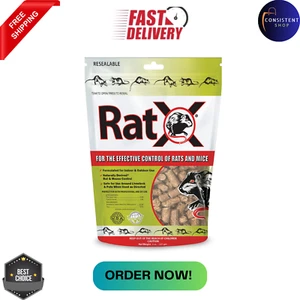 RatX All Species Rat & Mouse Pest Control All-Natural EcoClear Products 8 oz Bag - Picture 1 of 11