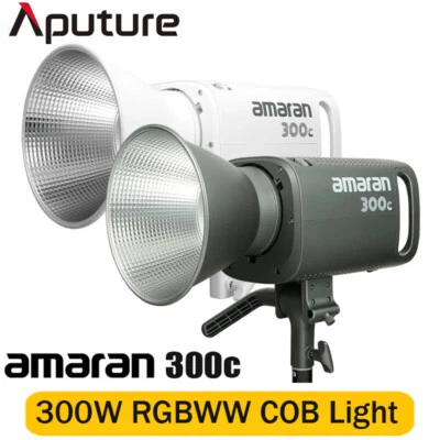 Aputure Amaran 300C 300W RGBWW COB LED Photography Light Bowens Mount 2700-7500K - Image 1 of 4